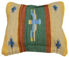 Load image into Gallery viewer, Galleriafarah1970 - 40x40 CM Autentico Cuscino Quadrato Kilim Fatto A MANO Or
