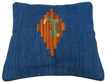 Lade das Bild in den Galerie-Viewer, Galleriafarah1970 - 40x40 CM Autentico Cuscino Quadrato Kilim Fatto A MANO Or
