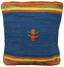 Lade das Bild in den Galerie-Viewer, Autentico Cuscino Quadrato Kilim Fatto A MANO 40x40 CM
