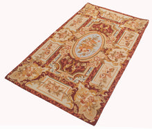 Carica l&#39;immagine nel visualizzatore di Gallery, Classico Aubusson Arazzo Tepester Teppich 244x153 cm
