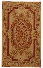 Load image into Gallery viewer, Aubusson Mezzopunto Classico Floreale Francia Design - 153x91 Cm
