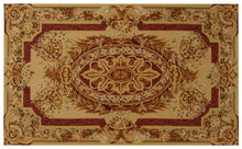 Lade das Bild in den Galerie-Viewer, Aubusson Mezzopunto Classico Floreale Francia Design - 153x91 Cm
