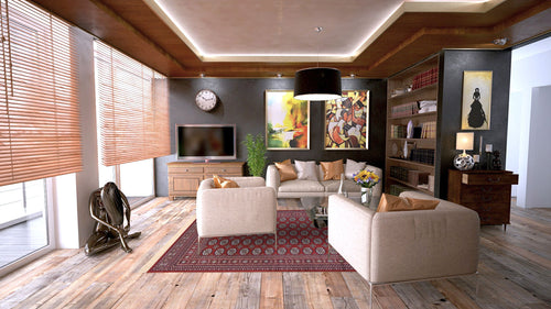 Tappeto Moderno Nuovo con Telaio Meccanico - 140x95 Cm