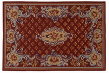 Lade das Bild in den Galerie-Viewer, Aubusson Mezzopunto Classico Floreale Francia Design - 152x91 Cm
