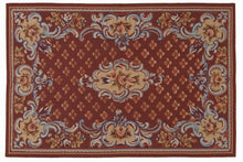 Carica l'immagine nel visualizzatore di Gallery, Aubusson Mezzopunto Classico Floreale Francia Design - 152x91 Cm
