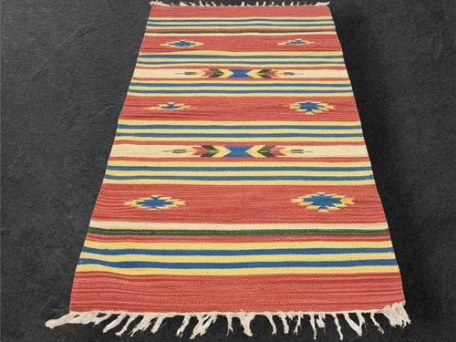 Kilim Original Authentic Hand Made 60x40 CM (Galleria Farah 1970)