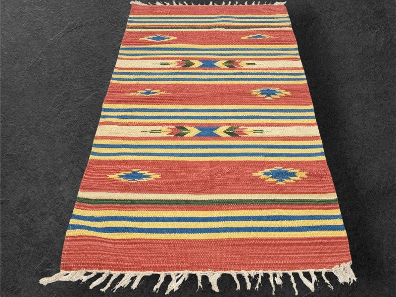 Kilim Original Authentic Hand Made 60x40 CM (Galleria Farah 1970)