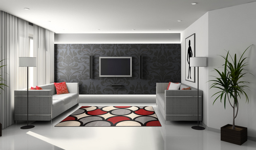Tappeto Moderno Nuovo con Telaio Meccanico 190x133 CM