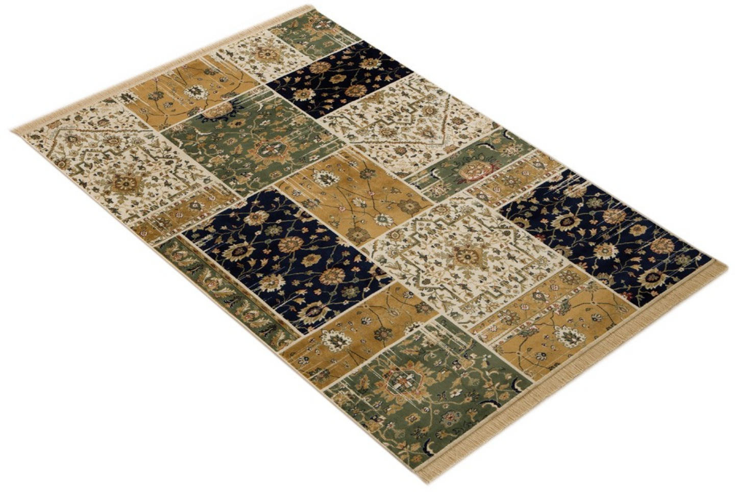 Tappeto Moderno Nuovo con Telaio Meccanico - 140x95 Cm