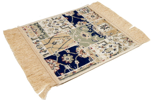 35x35 CM Tappeto Moderno Soraya Viscosa  Nuovo Telaio Meccanico Finito a Mano