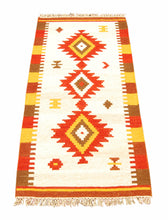 Carica l'immagine nel visualizzatore di Gallery, Kilim Autentico, Originale e Fatto a Mano 140x70 CM
