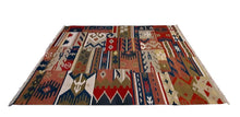 Carica l'immagine nel visualizzatore di Gallery, New Design Original Authentic Hand Made Kilim India 240x170 CM
