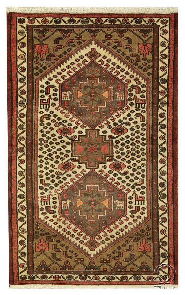 Tappeto Autentico Originale Annodato a Mano CM 155x100 