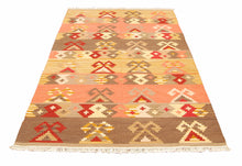 Carica l'immagine nel visualizzatore di Gallery, 160x100 CM  80% lana 20% Cotone Kilim Original Authentic Hand Made 

