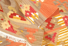 Carica l'immagine nel visualizzatore di Gallery, 160x100 CM  80% lana 20% Cotone Kilim Original Authentic Hand Made 
