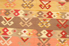 Carica l&#39;immagine nel visualizzatore di Gallery, 160x100 CM  80% lana 20% Cotone Kilim Original Authentic Hand Made 
