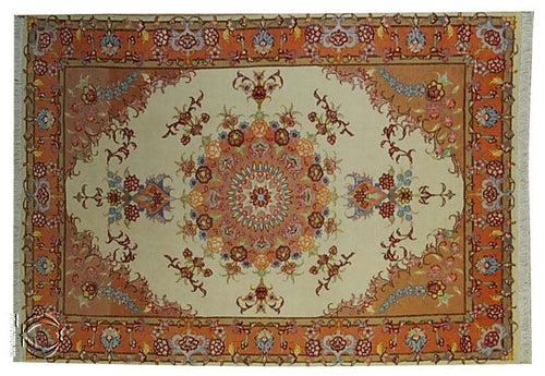 Carpet Tabriz 60 Raj Extra Thin - 150x105 Cm