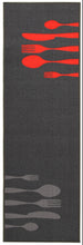 Lade das Bild in den Galerie-Viewer, ABC Tappeto La Cucina Dinner Grey 57 x 200 cm
