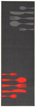 Lade das Bild in den Galerie-Viewer, ABC Tappeto La Cucina Dinner Grey 57 x 200 cm

