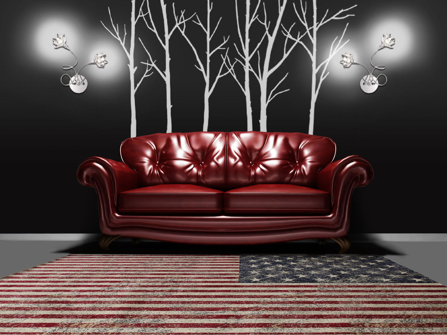 Tappeto Moderno Nuovo con Telaio Meccanico - 105x67 Cm