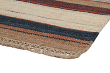 Carica l&#39;immagine nel visualizzatore di Gallery, Kilim Neyriz Classic Tappeto, Beige/Marrone/Rosso, 200x300
