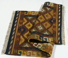 Load image into Gallery viewer, Galleria Farah1970 - 120x60 CM Kilim Autentico, Originale e Fatto a Mano Idea
