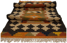 Carica l'immagine nel visualizzatore di Gallery, 200x60 CM Kilim Autentico, Originale e Fatto a Mano Ideale per la cucina
