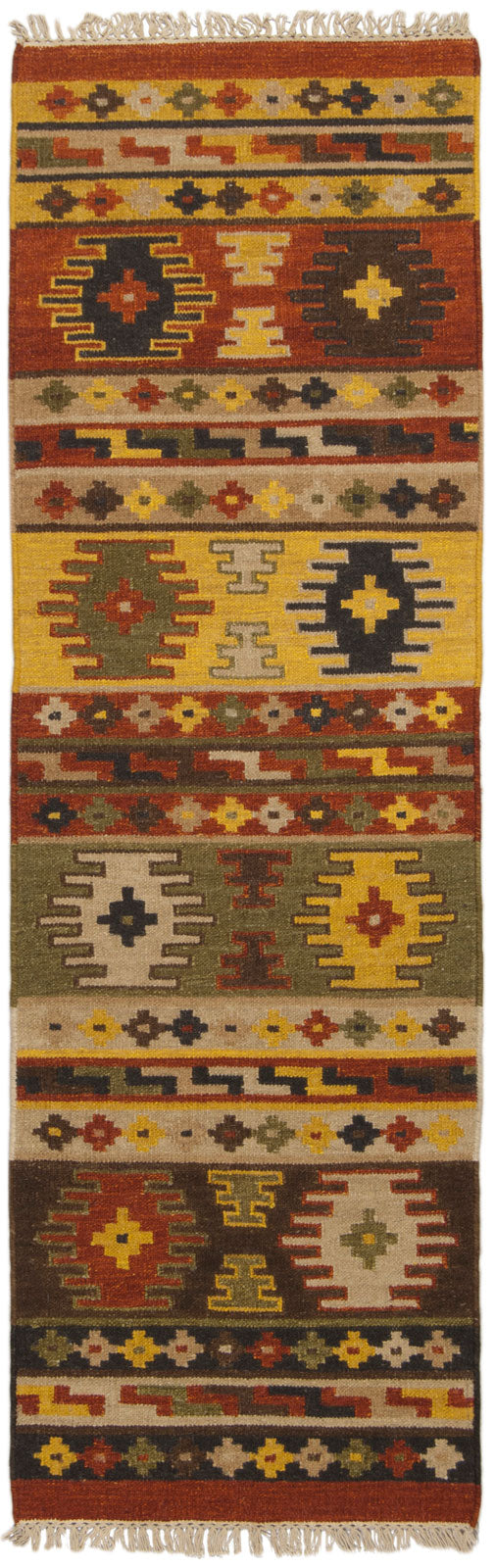 Originale kilim sivas cotone 200x60 cm