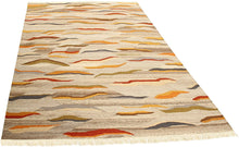 Carica l&#39;immagine nel visualizzatore di Gallery, Kilim Zagros Tappeto, Rosso/Arancione/Multicolore, 300x200
