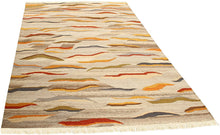 Lade das Bild in den Galerie-Viewer, Kilim Zagros Tappeto, Rosso/Arancione/Multicolore, 300x200
