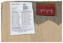 Carica l'immagine nel visualizzatore di Gallery, kilim indiano Sivas autentico originale 160x100 cm
