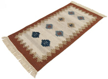 Carica l&#39;immagine nel visualizzatore di Gallery, Kilim Autentico, Originale e Fatto a Mano 120x60 CM
