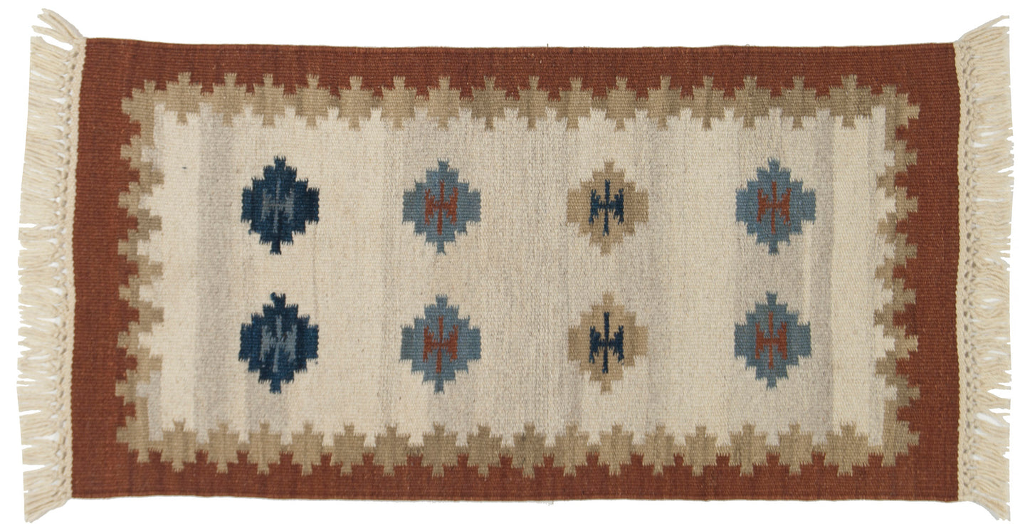 Kilim Autentico, Originale e Fatto a Mano 120x60 CM