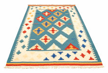 Load image into Gallery viewer, kilim indiano Sivas autentico originale cm 230x160
