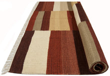 Lade das Bild in den Galerie-Viewer, Kilim Tapis india originale Blue CM 300x250 - Galleria Farah1970
