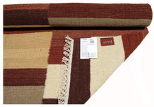 Carica l&#39;immagine nel visualizzatore di Gallery, Kilim Tapis india originale Blue CM 300x250 - Galleria Farah1970
