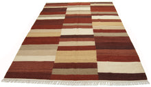 Carica l&#39;immagine nel visualizzatore di Gallery, Kilim Tapis india originale Blue CM 300x250 - Galleria Farah1970
