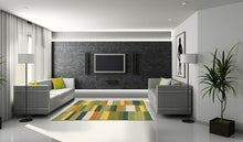 Carica l&#39;immagine nel visualizzatore di Gallery, Kilim Tapis india originale Tonum GREEN CM 230x160 - Galleria Farah1970
