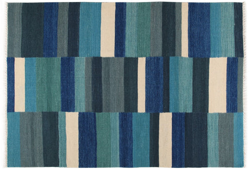 Kilim Tapis india originale Blue CM 300x250 - Galleria Farah1970