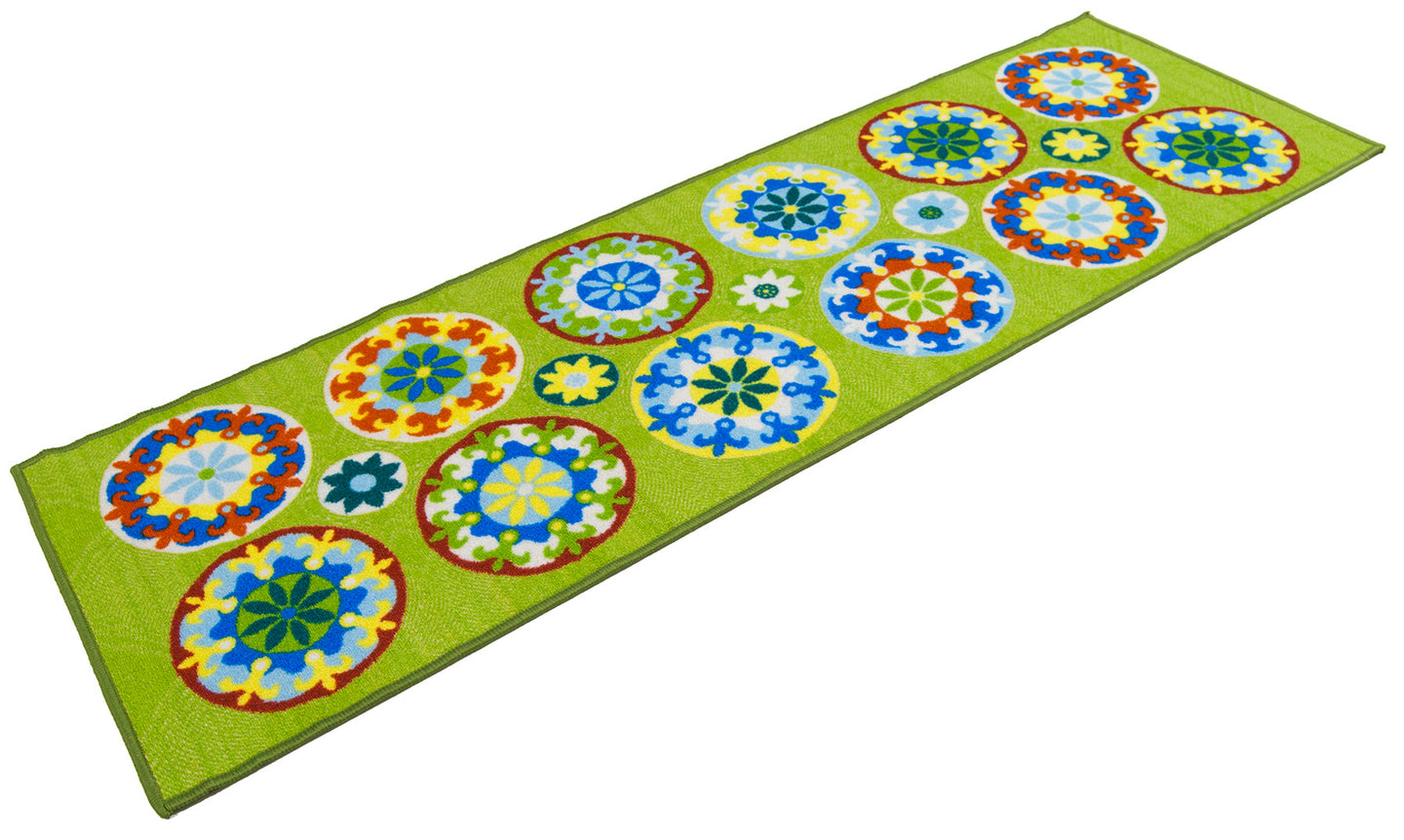 NEW Viva Murrine Tappeto, Sintetic , Multicolor , 57x180x13 cm