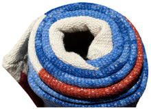 Load image into Gallery viewer, ABC Tappeto Ikat Cotton Blu 60x120 cm
