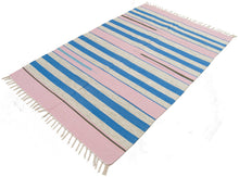 Carica l'immagine nel visualizzatore di Gallery, (Galleria Farah1970) - 180x120 CM Kilim Autentico, Originale e Fatto a Mano I
