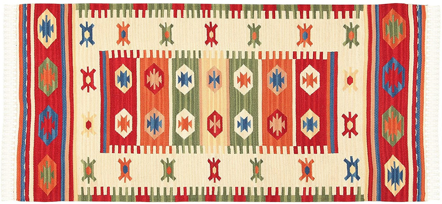 Kilim Autentico, Originale e Fatto a Mano 180x120 CM
