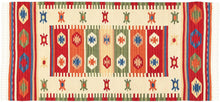 Carica l&#39;immagine nel visualizzatore di Gallery, TEPPICH NEW KILIM 80% WOOL 20% COTTON 110x60 CM  #GalleriaFarah1970

