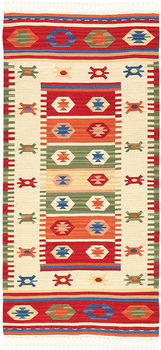80x50 CM TEPPICH NEW KILIM 80% WOOL 20% COTTON #GalleriaFarah1970