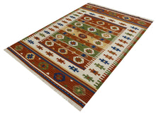 Carica l'immagine nel visualizzatore di Gallery, Autentik Kilim Kelem Original Hand Made Classic STYL 140x70 CM 
