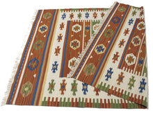 Carica l'immagine nel visualizzatore di Gallery, Autentik Kilim Kelem Original Hand Made Classic STYL 140x70 CM 
