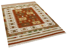 Carica l'immagine nel visualizzatore di Gallery, Kilim original, authentisch handgemacht mit Echtheitszertifikat 180x60 CM
