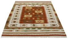 Carica l'immagine nel visualizzatore di Gallery, Kilim original, authentisch handgemacht mit Echtheitszertifikat 180x60 CM
