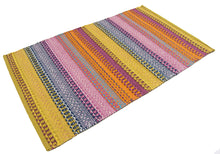 Load image into Gallery viewer, Galleria Farah1970 - 200x140 CM Kilim Autentico, Originale e Fatto a Mano Ideale Per la Sala , Salotto , Ufficio , Seconda casa e la cucina (Lavabile In Lavatrice)
